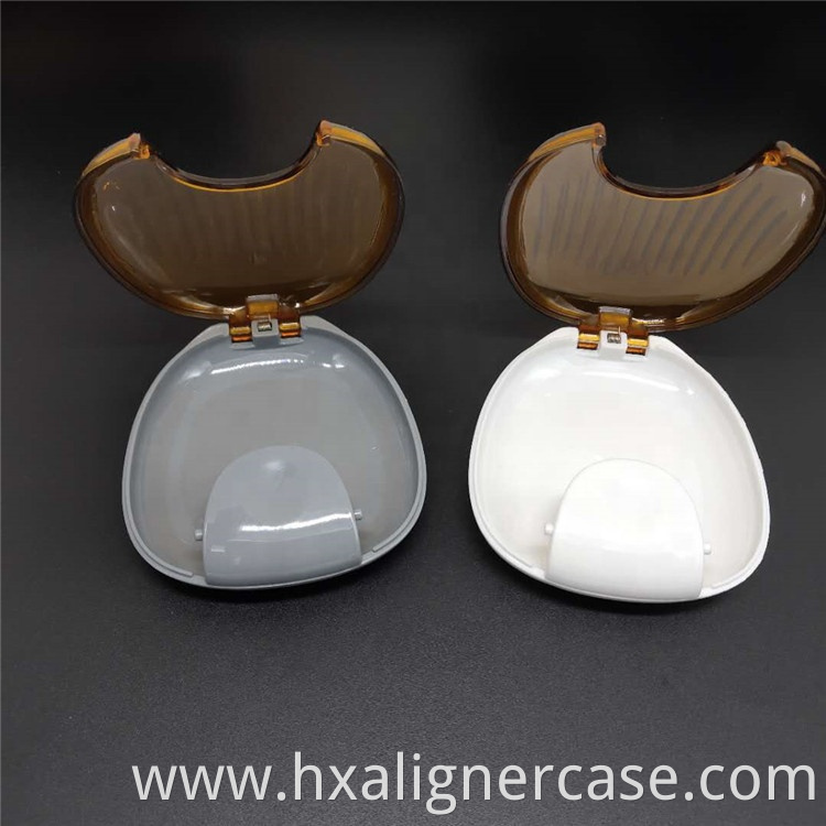 Plastic Ortho Retainer Aligner Storage Tray Denture Box